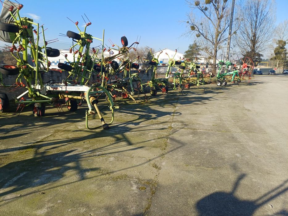 Przetrzasarki-Zgrabiarki Fella Kuhn Krone Pottinger 5001 hydro