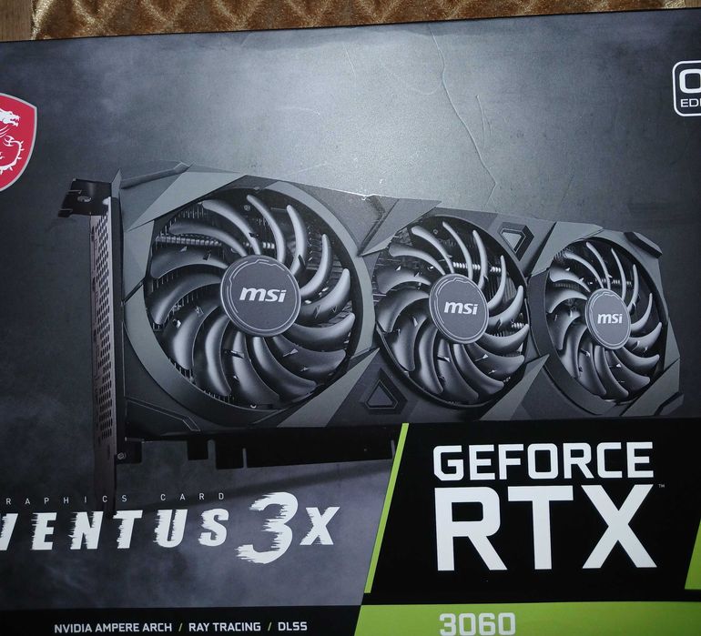 Відеокарта MSI RTX 3060 VENTUS 3X 12G