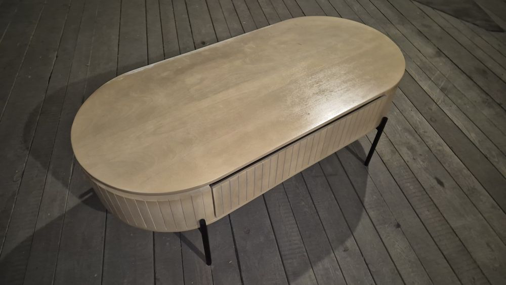 Ława stół z szufladami drewno mango