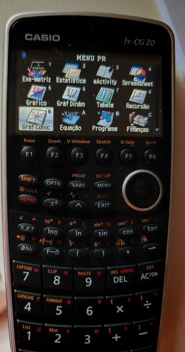 Calculadora gráfica Casio fx-CG20 – ecrã a cores, excelente estado