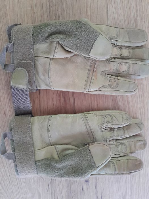 Luvas reforçadas kaki