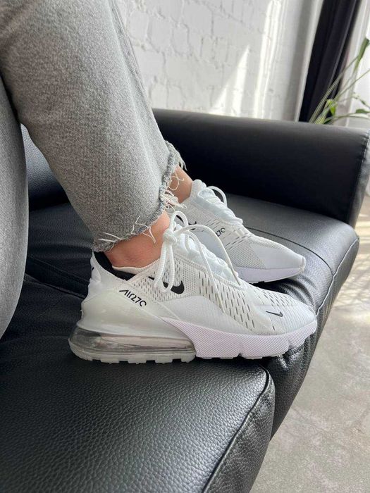 Кроссовки Nike Air Max 270 white / Найк 270 белые 38 39 40 41 42 43