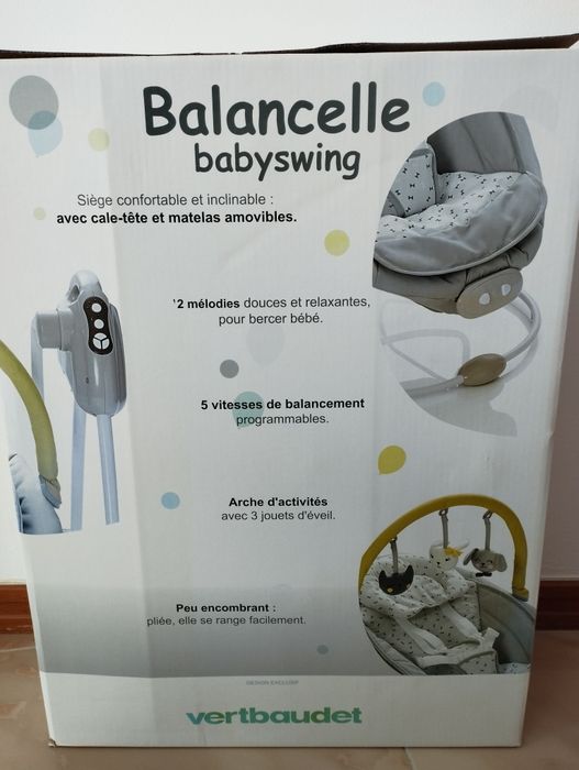Espreguiçadeira baloiço bebé Verbaudet