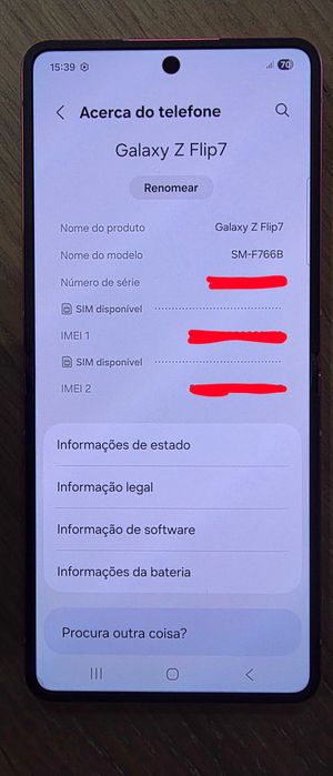 Samsung Z Flip7 5G 512GB - Desbloqueado - Dual Sim