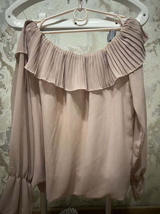 Блуза жіноча шифонова, блузка жіноча s-m, боді stradivarius s