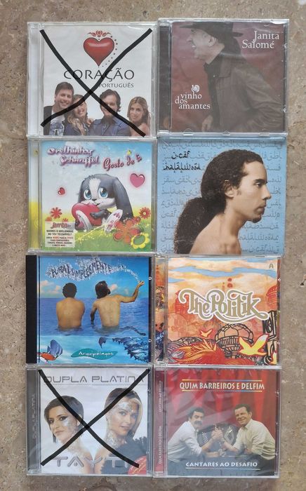 (Lote 1) - 6 CDs variados ( o preço indicado é por 1 CD)