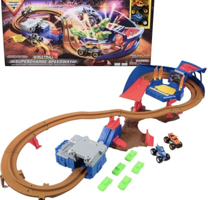 Трек Монстр Джем Суперзаряджені перегони Monster Jam Supercharge Speedway Playset