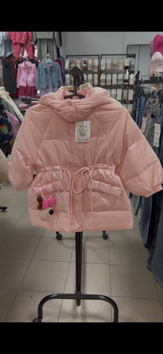 Якісна демісезонна куртка пуховик для дівчинки 104, 110, 116, 122 см.
