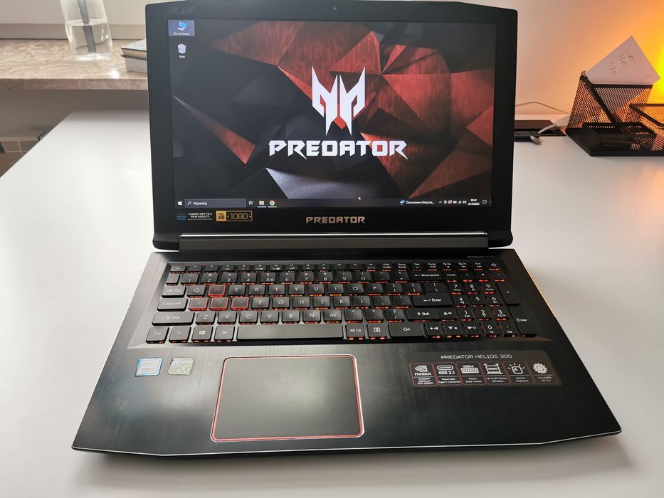 Laptop Gamingowy Acer PREDATOR GTX 1050Ti i5 8Gen SSD+HDD SUPER STAN