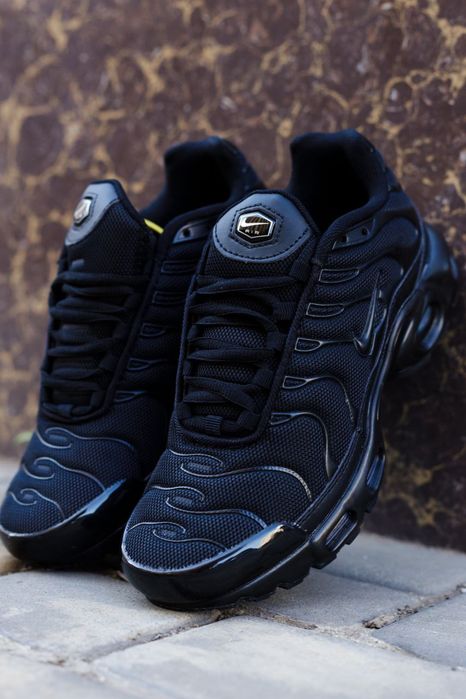 Кросівки Кроссовки Nike Air Max TN Black Чорний Чёрный Кросовки демісезон