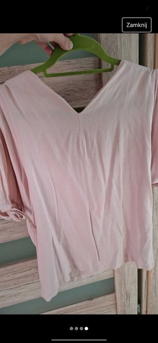 Pudrowa bluzka s/m