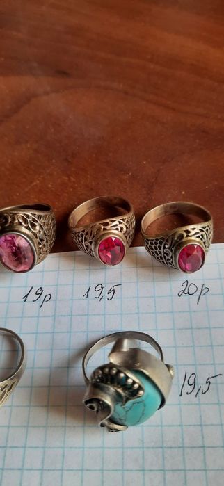 Женское кольцо  ссср. Винтаж .Серебро.