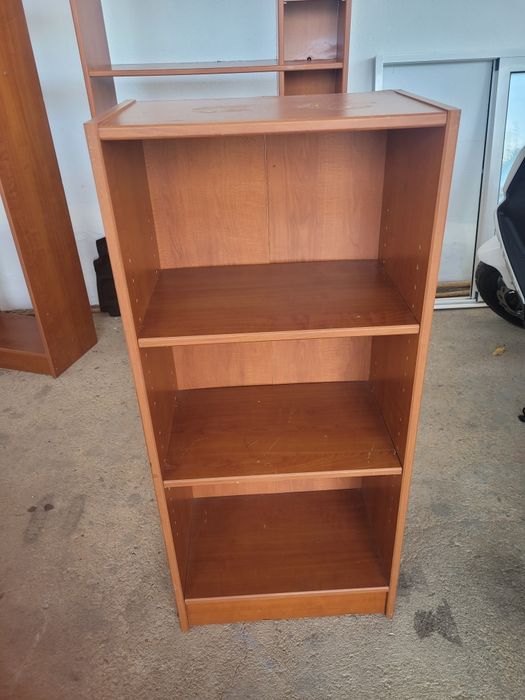 Conjunto de 4 móveis estantes de sala