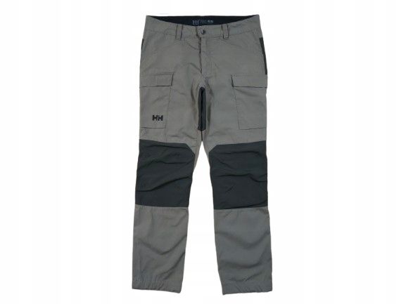 HELLY HANSEN Spodnie Cargo Męskie Trekkingowe Logowane r. M