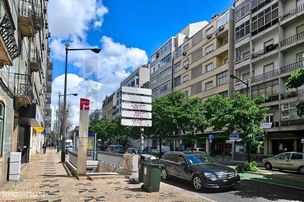 Apartamento T1 moderno na Av. Almirante Reis – Excelente Investimento