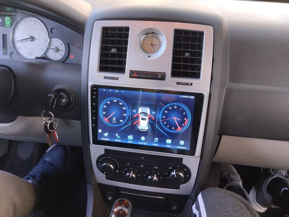 Rádio Chrysler 300C Android 14 com GPS