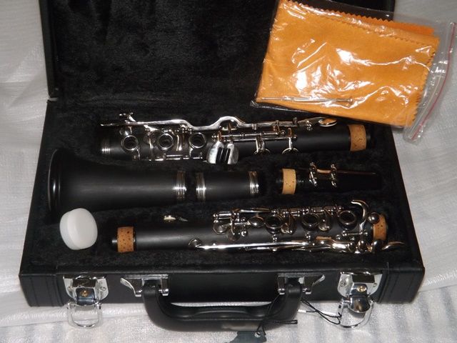 Clarinetes novos de várias cores