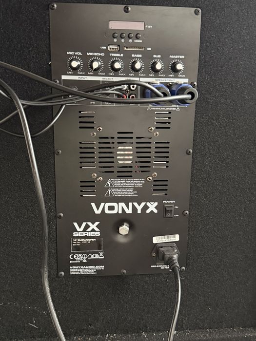 Sistema Som Amplificado BLUETOOTH/USB/SD 1200W (VX1218BT 2.1) - VONYX