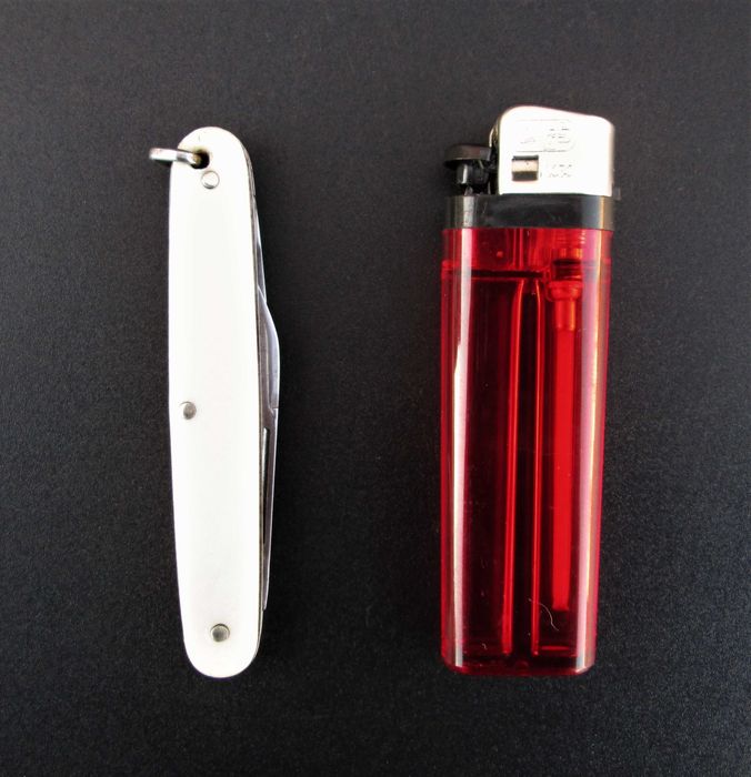 Antigo Canivete HAMMER de Duas Laminas Fabricado nos EUA