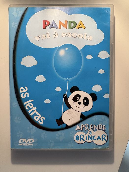 DVD Panda Vai à Escola: As Letras - Educativo Infantil