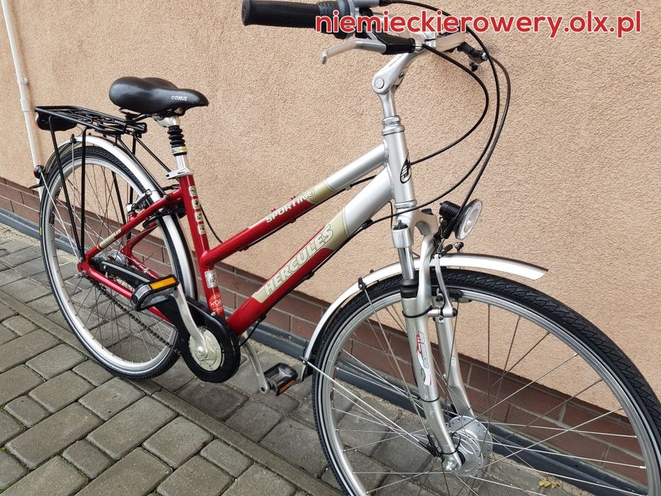 Rower damski miejski HERCULES koła 28 SHIMANO NEXUS aluminium WYSYŁKA