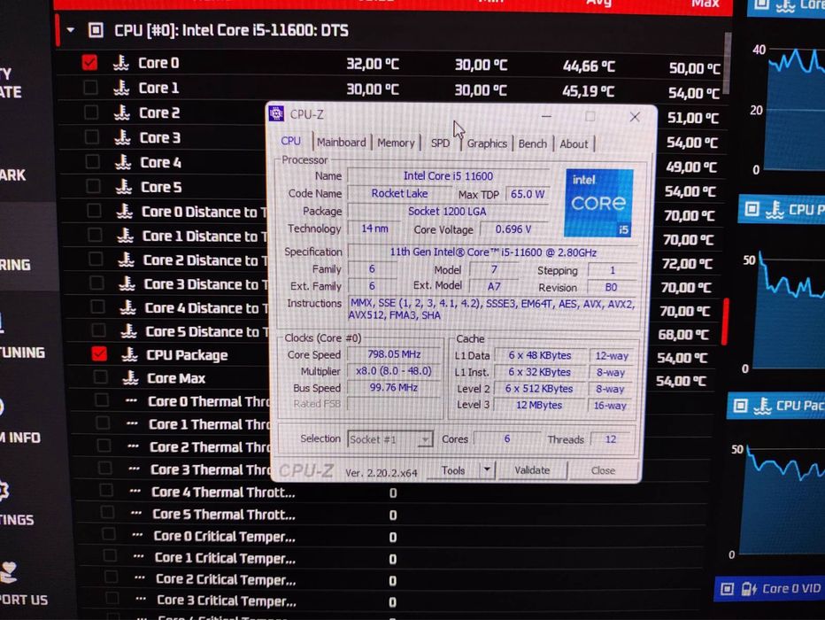 Процессор Intel I5 11600 LGA 1200