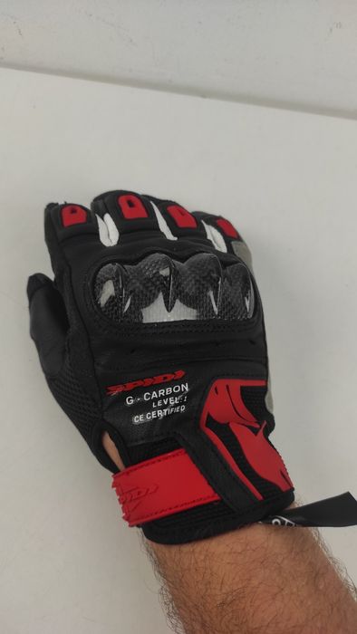 Rękawice motocykl SPIDI G-CARBON C88 Czerwone M