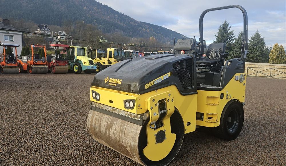Bomag BW 138 AC-5  Walec Bomg BW 138 AC 2015 ROK Guma - Stal KOMBI