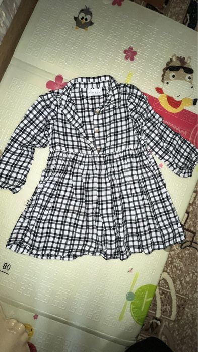 Сукня в клітинку 118 зріст