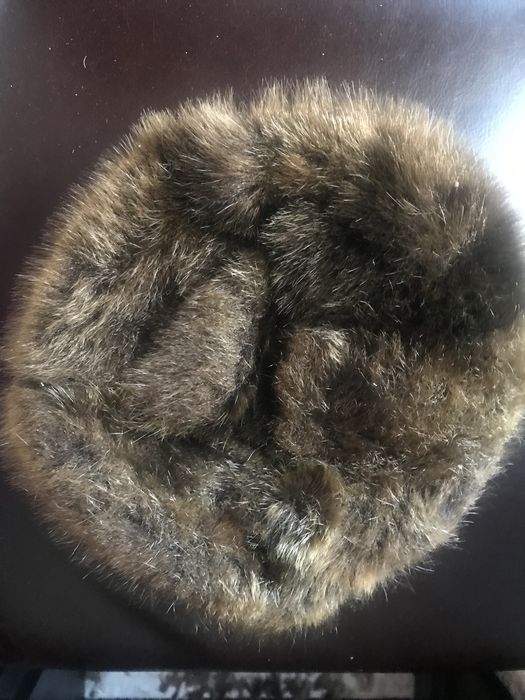 Шапка зимняя обманка белёк