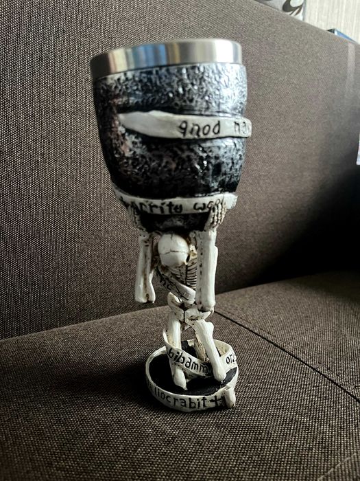 Кубок BauTech Скелет 3D Gothic Сріблястий