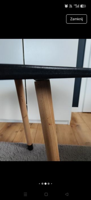 Zestaw stolik i dwa krzesełka Batman drewniane