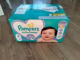 Pampers Active Baby 3 . W opakowaniu 152 szt NOWE