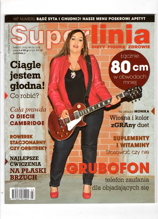 Super Linia Superlinia Diety Figura 12 Numerów Kompletny Rocznik 2012
