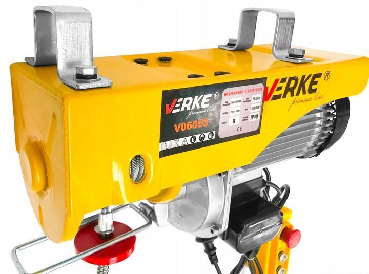 Тельфер лебедка таль електрическая VERKE 1000 kg електричний підйомник