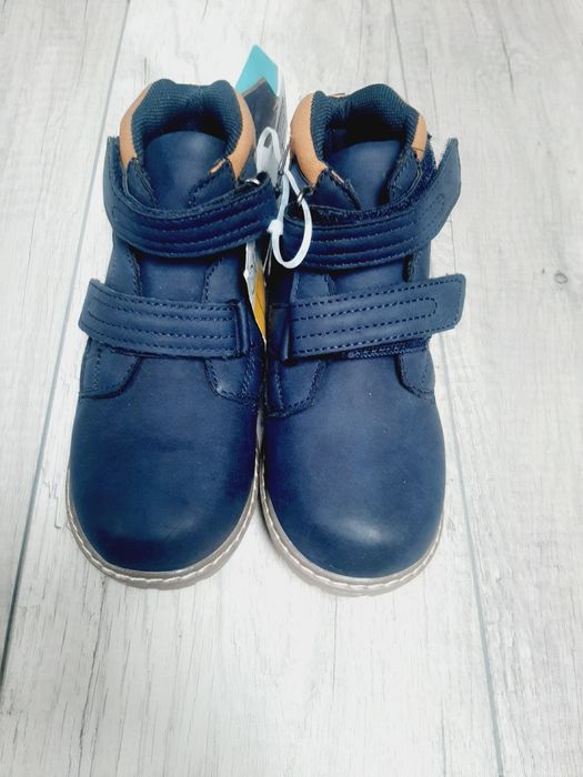 Young Style 29 sneakersy wysokie buty chłopięce na rzepy