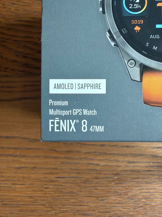 Garmin Fēnix 8 47mm AMOLED Sapphire Titanium + 4 Braceletes + Garantia 10/2028