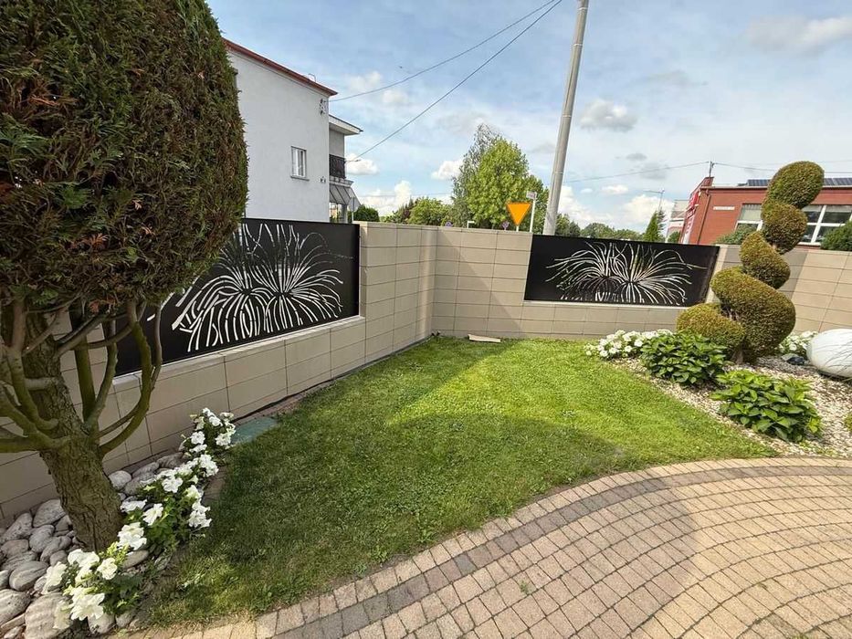 Nowoczesne panele- balustrady CNC -bramy wjazdowe-kompletne ogrodzenia