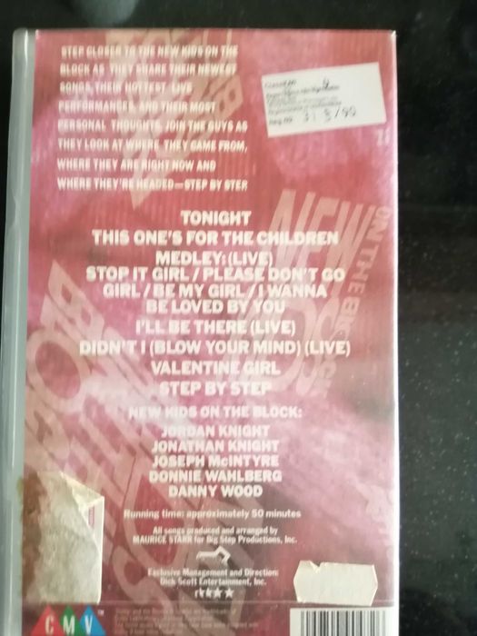 New Kids on the Block - Step by Step (VHS, 1990)