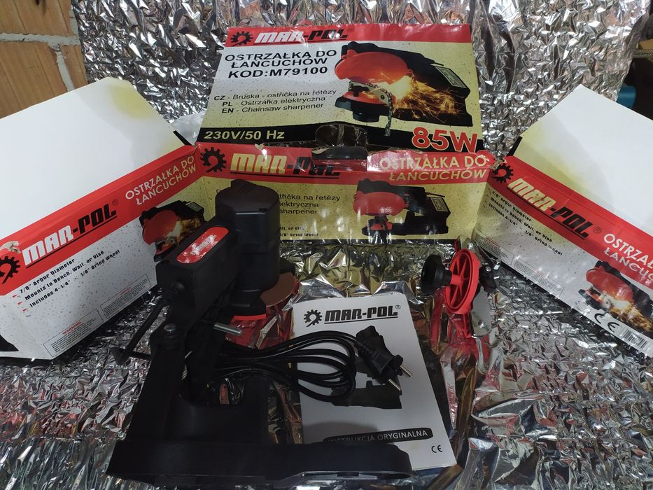 Ostrzałka do łańcuchów