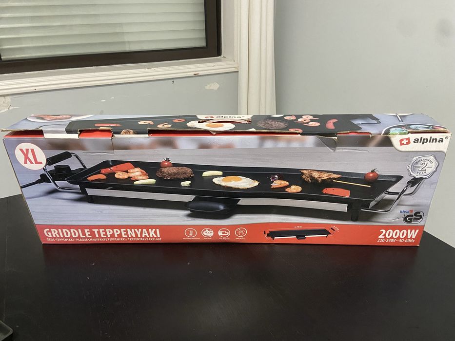 Grelhador Teppanyaki XL Alpina – 2000W