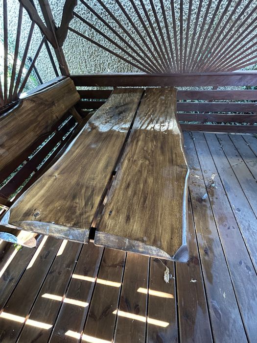 Meble do altanki 2 krzesła, 2 ławy, stół