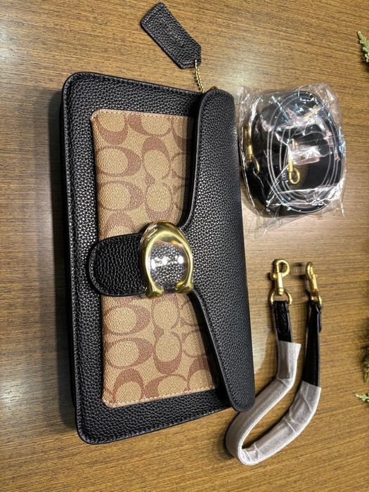 Mala senhora COACH Pele genuina