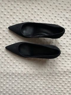 Buty czółenka damskie czarne h&m
