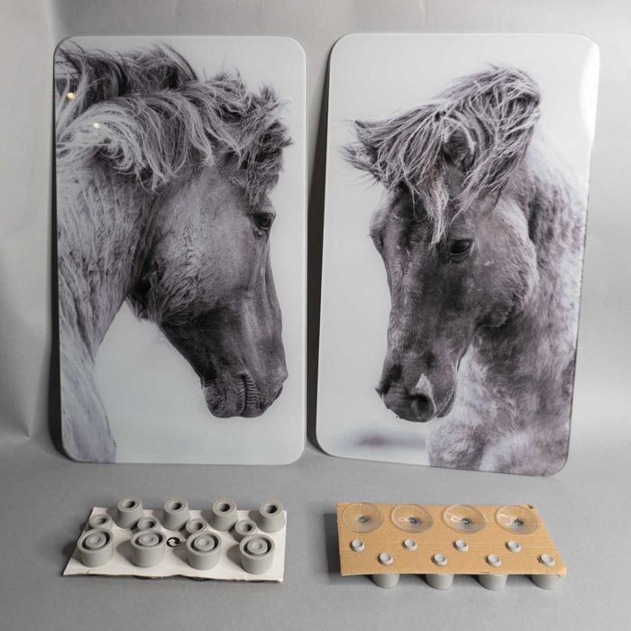 Płyty ochronne na kuchenkę zestaw Horses