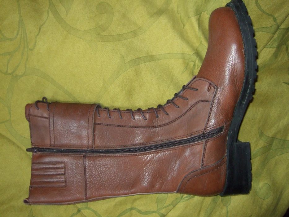 Skórzane buty zimowe Euromoda