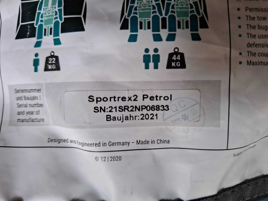 Przyczepka rowerowa queridoo sportex 2