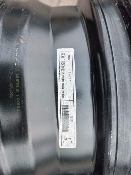 Felgi stalowe Nissan Qashqai Juke 5x114.3 ET40 6.5J16
