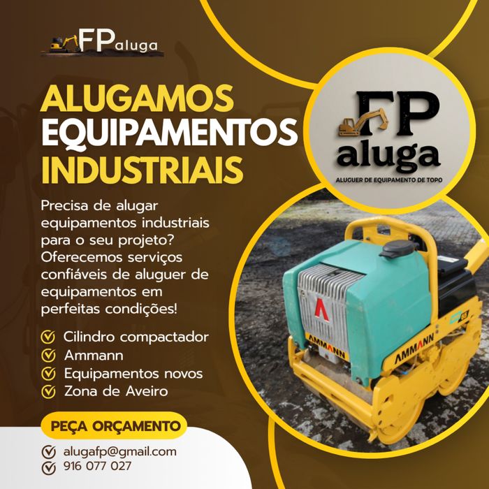 Mini Giratória Caterpillar 3 TN e cilindro compactador