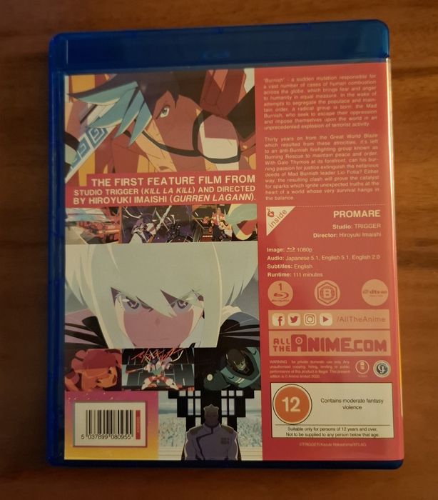 Blu-ray filme Promare